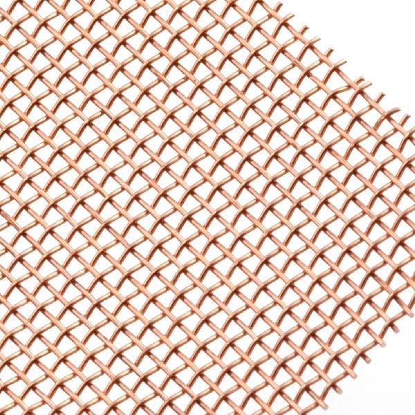 Copper Plain Weave Wire Mesh